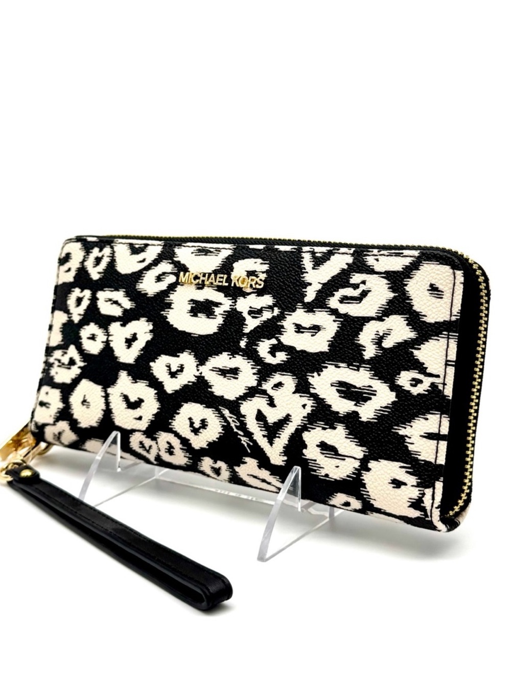 Michael Kors Large Continental Wallet - Black Multi